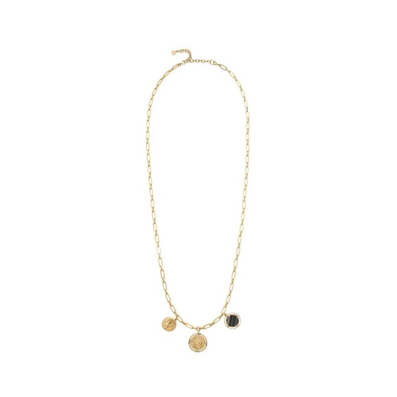 NEW Stella & Dot Gold Dez Pendant 3 in 1 Necklace - Picture 3 of 6